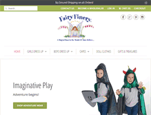 Tablet Screenshot of fairyfinery.com